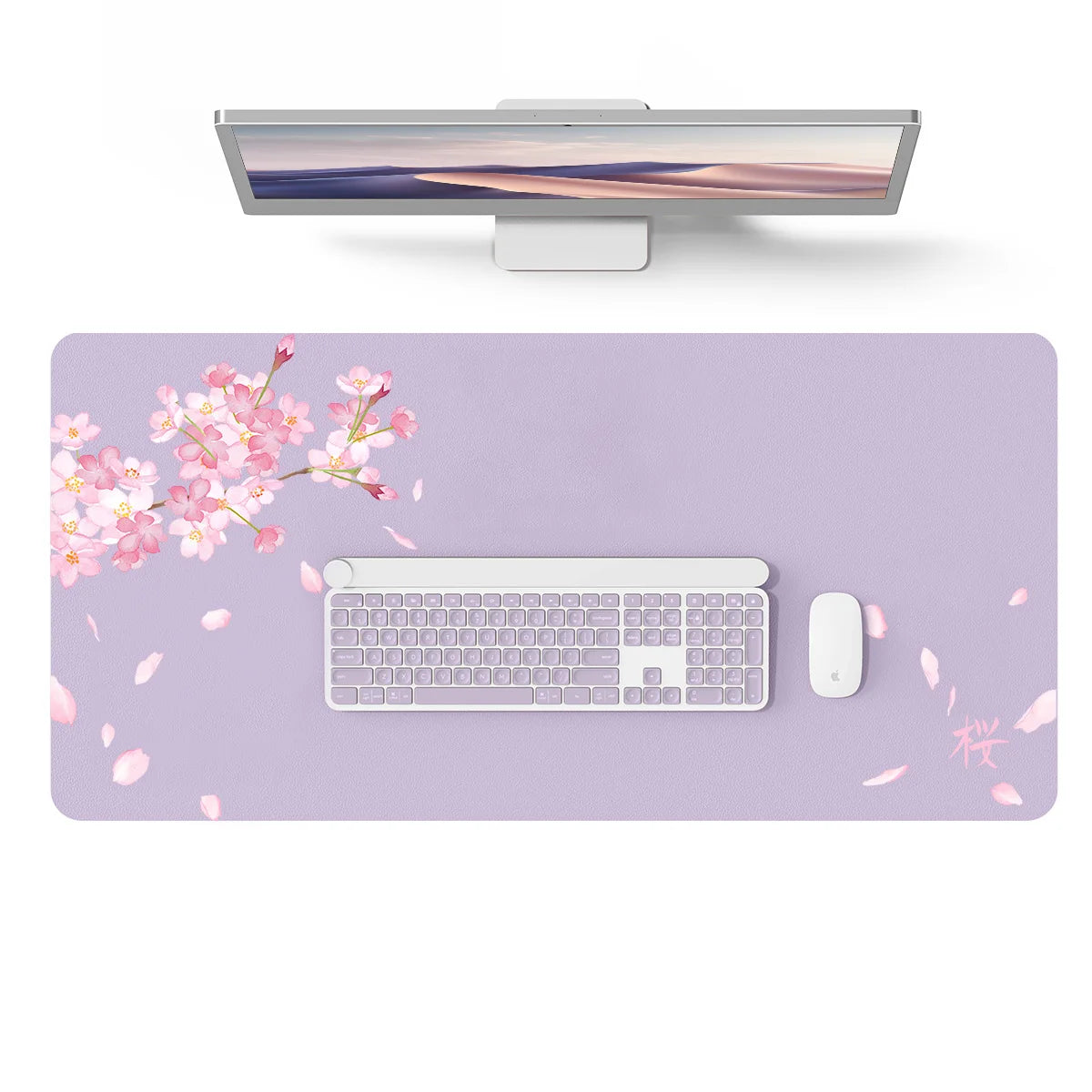 Large Waterproof PU Leather Desk Mat for Office and Home