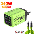 240W Type C Fast Charging Phone Power Adapter