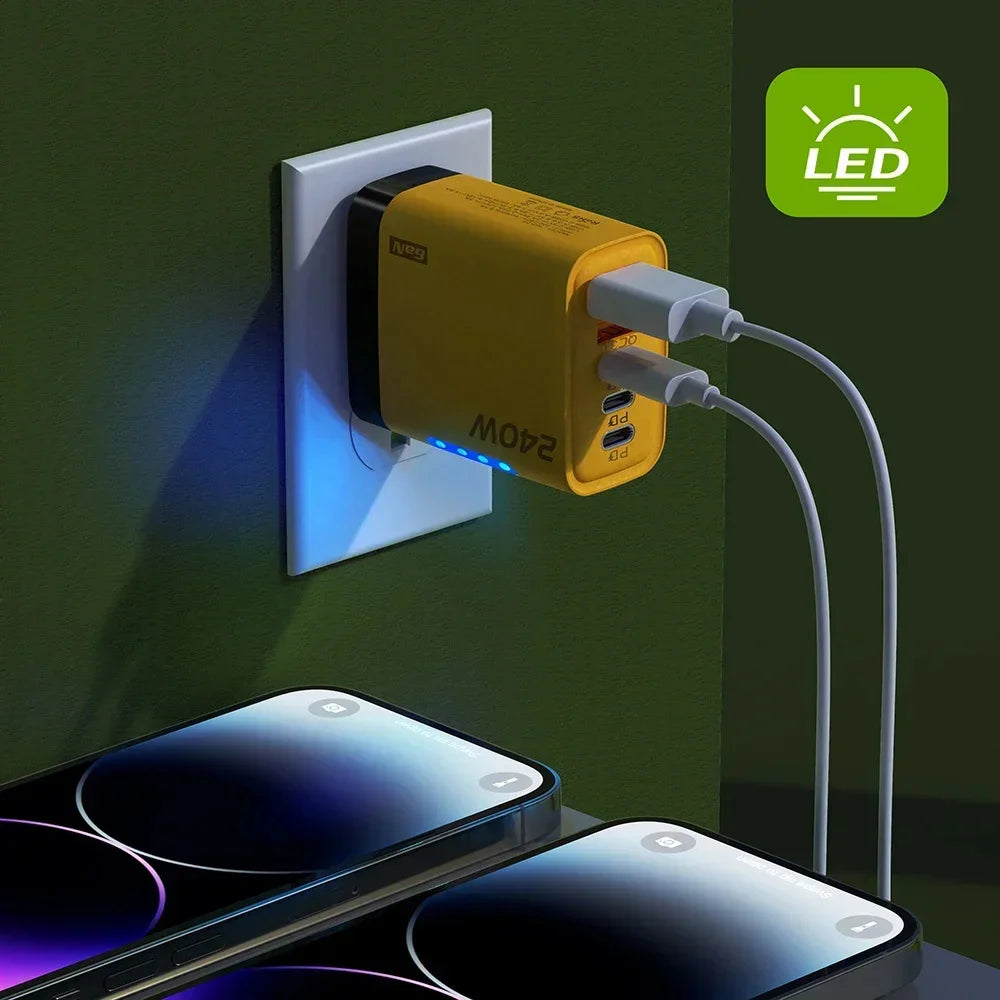 240W USB C Charger Fast Charging Adapter for Phones