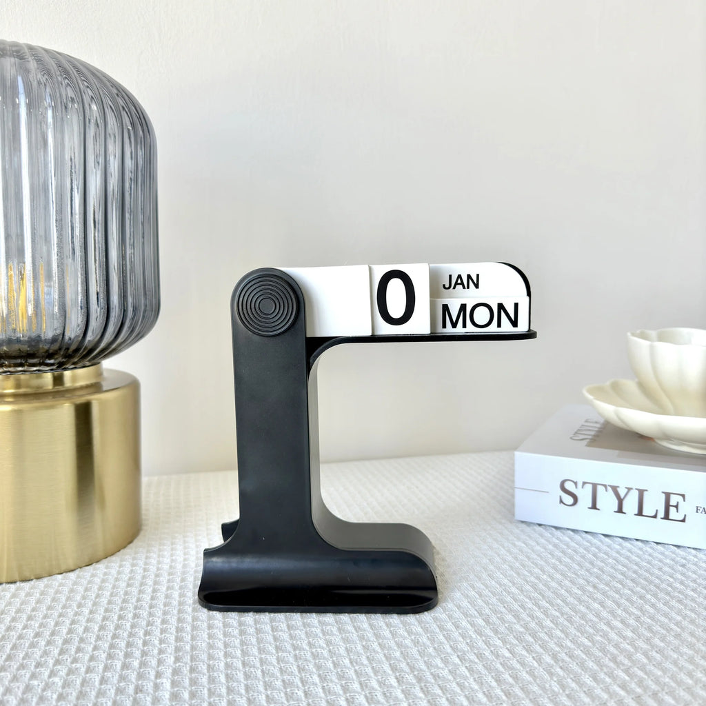 Plastic Modern Minimalist Perpetual Desk Calendar
