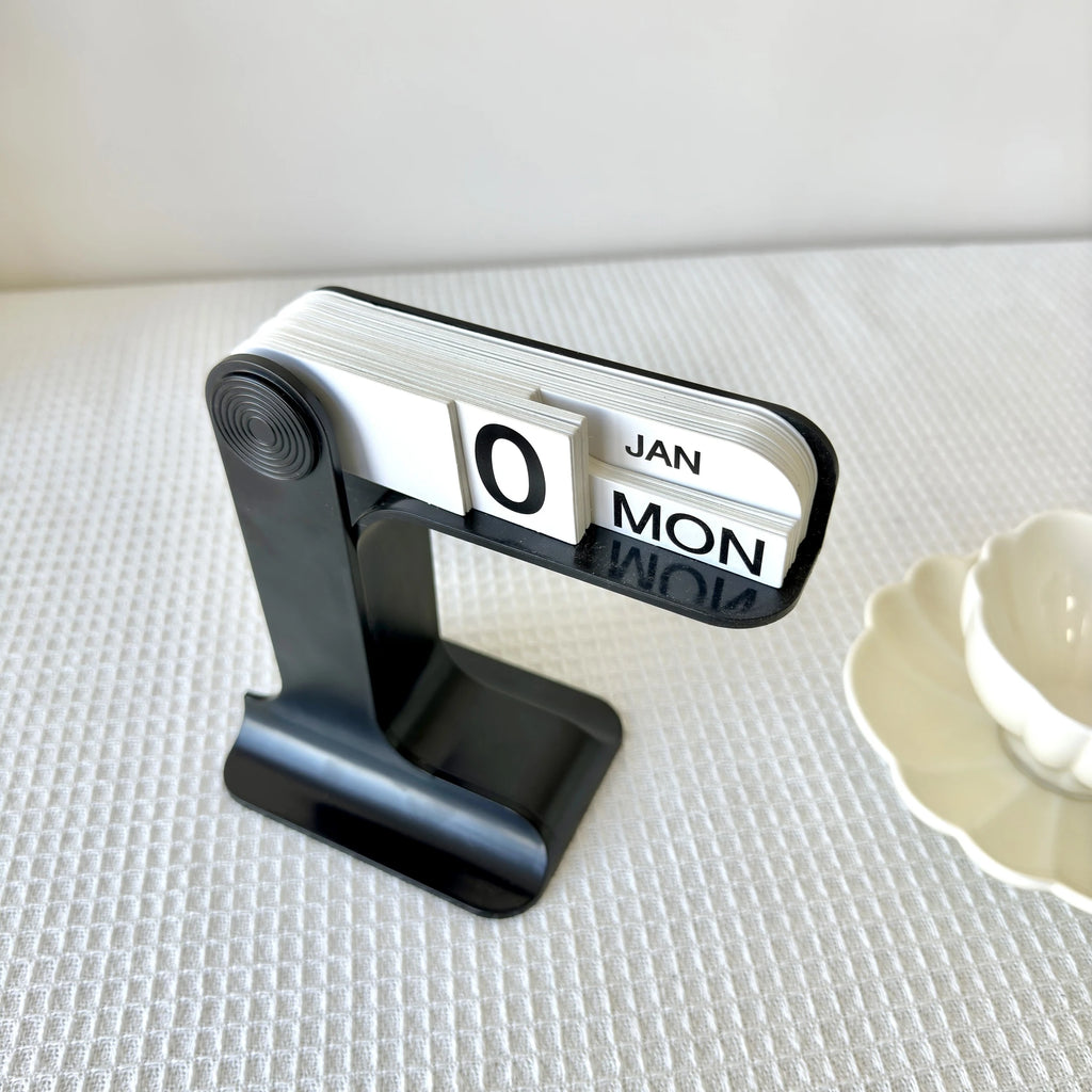 Plastic Modern Minimalist Perpetual Desk Calendar