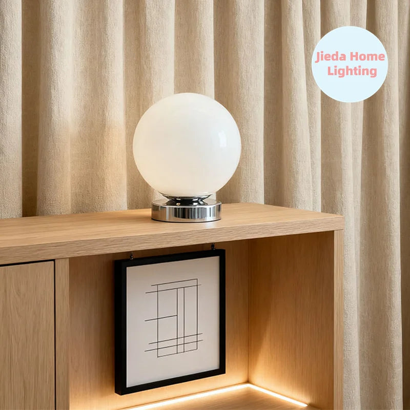 Murano Glass Table Lamp USB Powered Vintage Glass Lighting