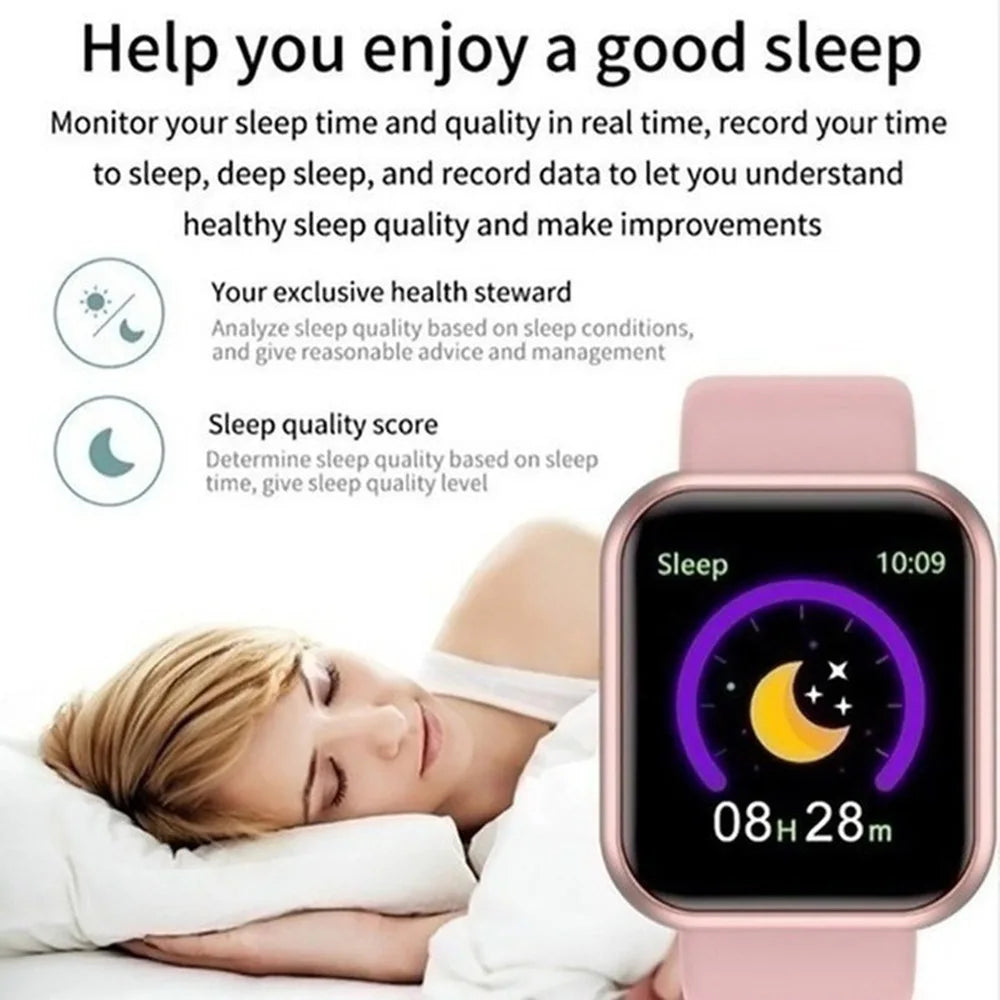 Y68 Smartwatch D20 Bluetooth Fitness Tracker for Men and Women