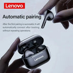 Bluetooth 5.3 Lenovo LP40 Lightweight Waterproof Earphones