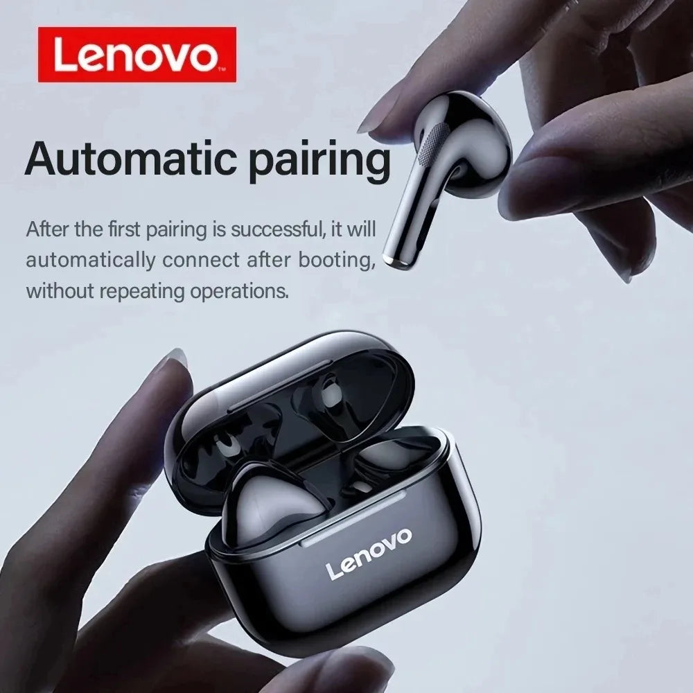 Bluetooth 5.3 Lenovo LP40 Lightweight Waterproof Earphones