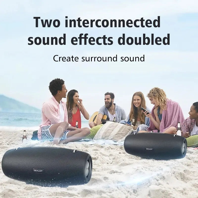 60W Portable Bluetooth Speaker ZEALOT S67