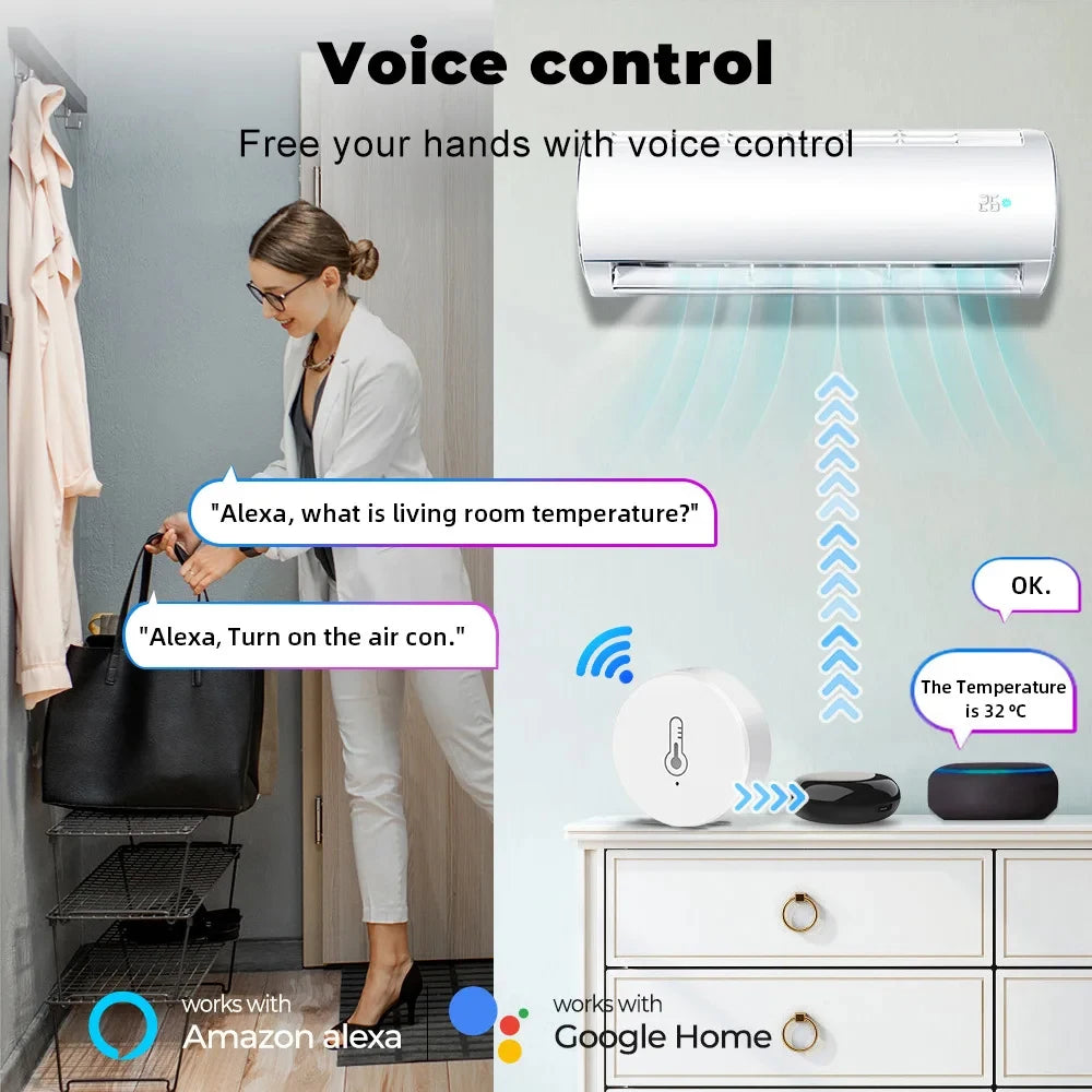 Tuya Zigbee Temperature and Humidity Sensor