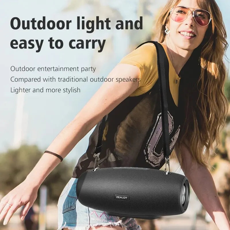 60W Portable Bluetooth Speaker ZEALOT S67