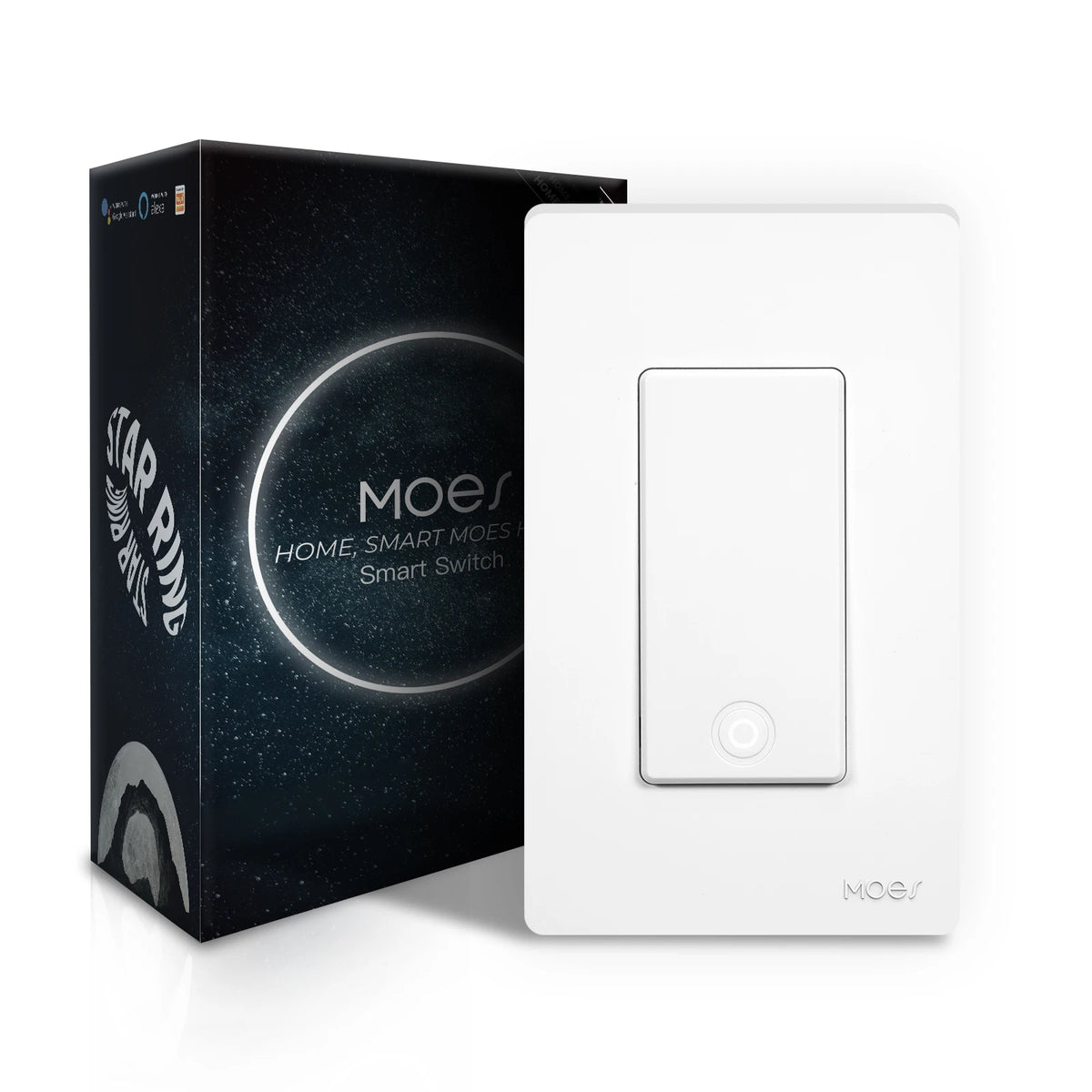 Tuya Smart WiFi Push Button Light Switch by MOES