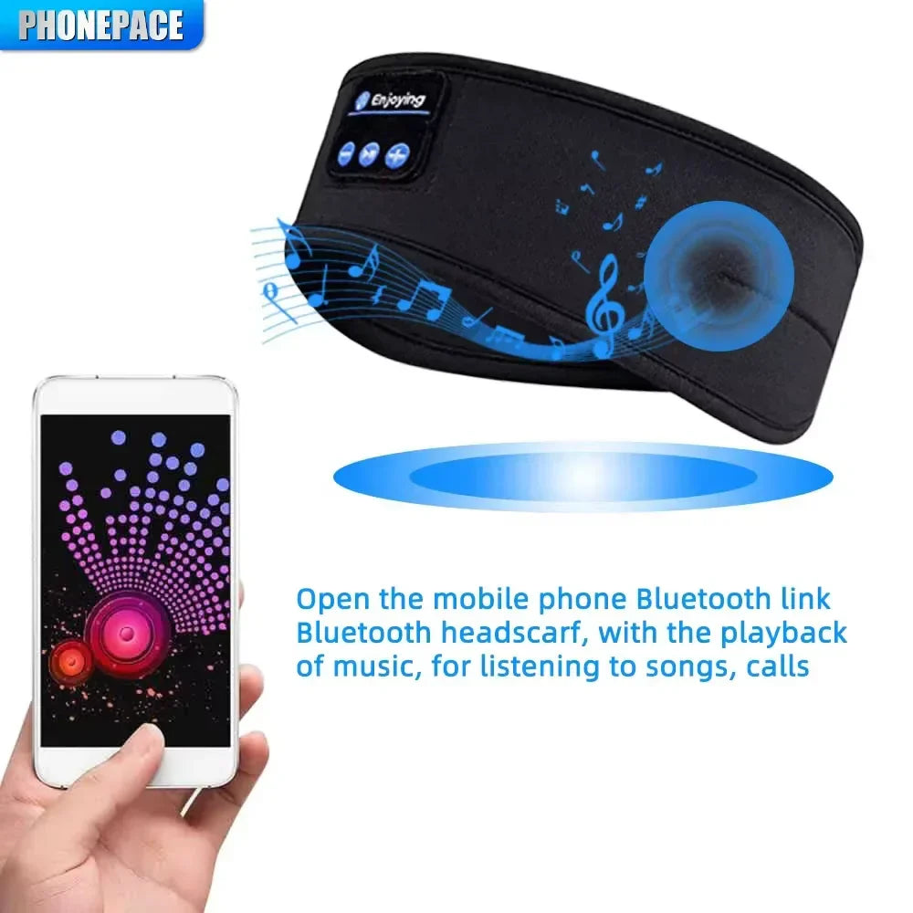 Sports Headband Bluetooth Earphones with Noise-Cancellation