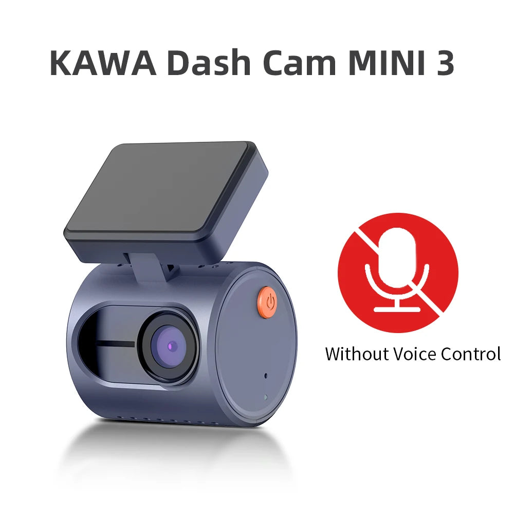 2K Dash Camera KAWA MINI 3 with Voice Control and WiFi