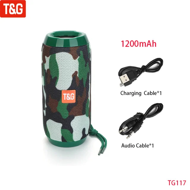 Bluetooth Portable Speaker T&G TG117