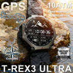 T-Rex 3 GPS Smart Watch by GUHUAVMI - Military Grade, 10ATM Waterproof