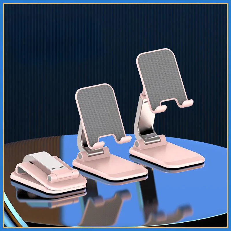 Foldable Stainless Steel Mobile Phone Stand for Tablets