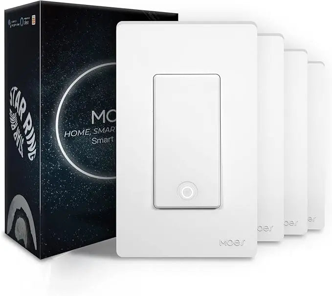 Tuya Smart WiFi Push Button Light Switch by MOES