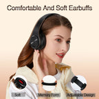 Gold Wireless Headphones Bluetooth Earphone Stereo Headset