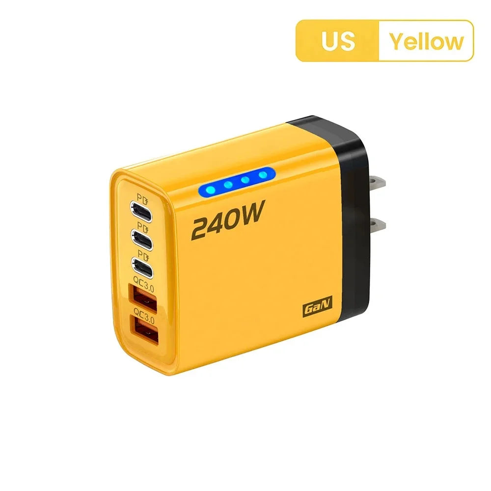 240W USB C Charger Fast Charging Adapter for Phones