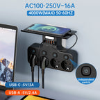 4000W Power Strip with USB C Ports by DODOYESANA