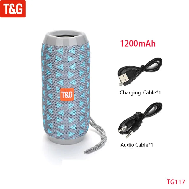 Bluetooth Portable Speaker T&G TG117