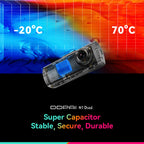 DDPAI Dash Cam N1 Dual Front and Rear Recording 1296P