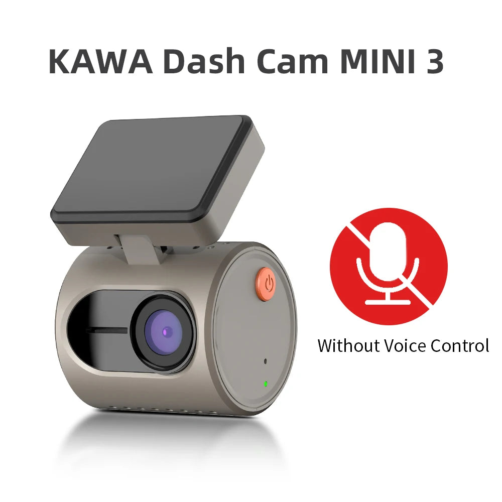 2K Dash Camera KAWA MINI 3 with Voice Control and WiFi