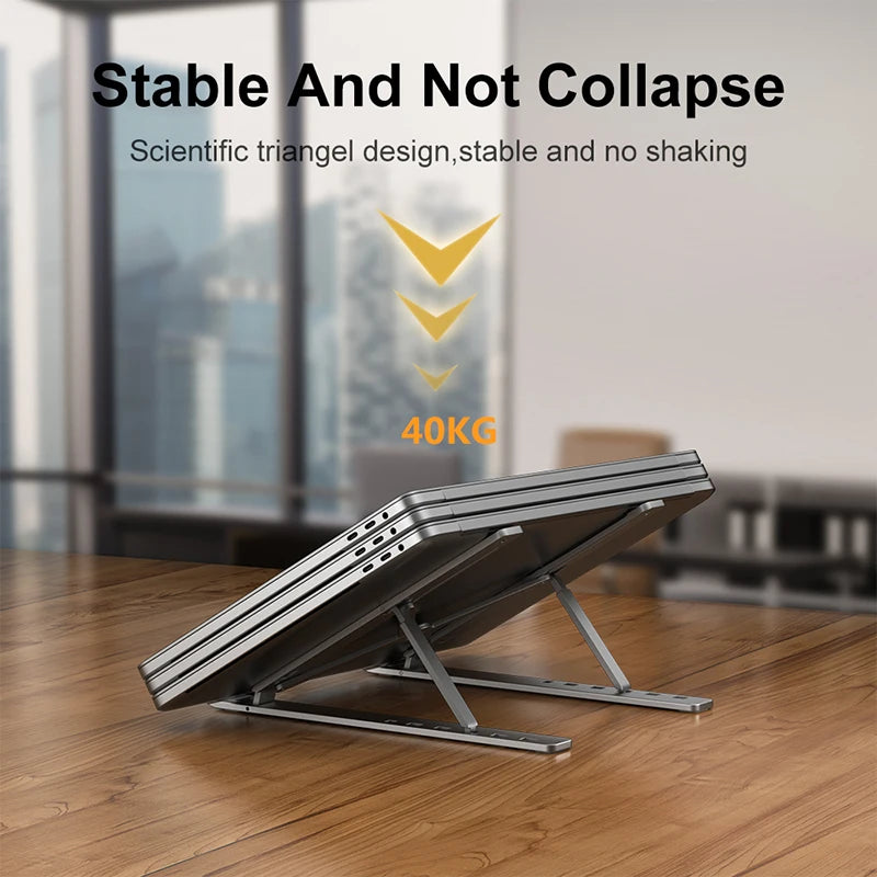 Aluminum Alloy Adjustable Laptop Holder Stand Portable