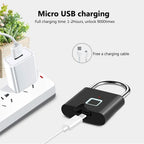 Fingerprint Lock KERUI O11 Zinc Alloy USB Charging Waterproof