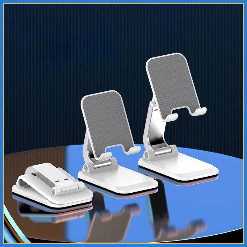 Foldable Stainless Steel Mobile Phone Stand for Tablets