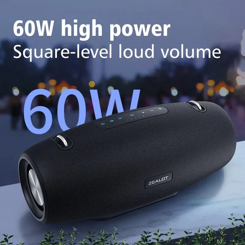 60W Portable Bluetooth Speaker ZEALOT S67