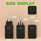 150W USB Charger Wall Adapter with 6 Ports and Fast Charging