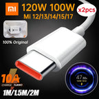 Xiaomi Type C Cable 120W Fast Charger for Mi and Redmi Phones