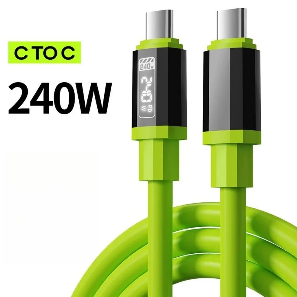 240W Type C Fast Charging Phone Power Adapter