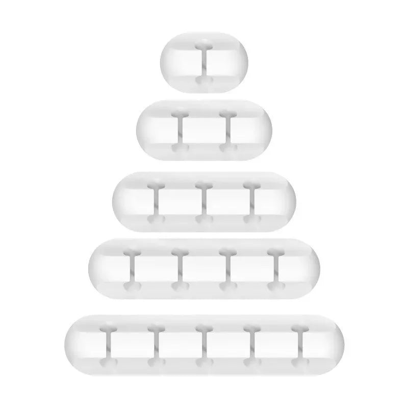 USB Cable Organizer Silicone Winder for Desktop Tidy Management