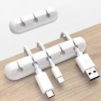 USB Cable Organizer Silicone Winder for Desktop Tidy Management