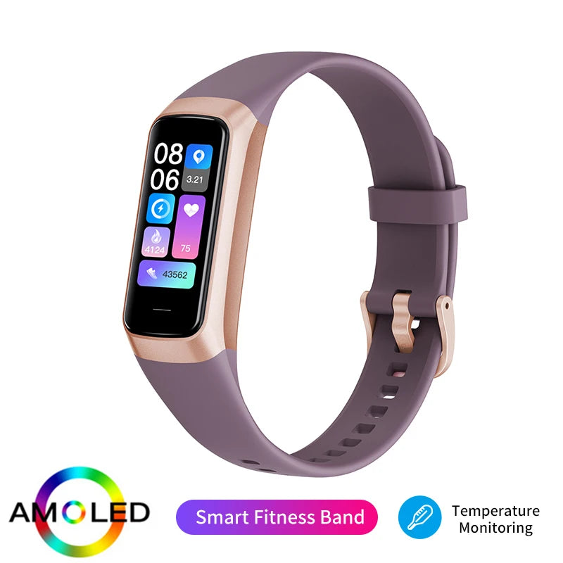 LIGE Smartwatch 1.1" AMOLED Waterproof Sports Tracker for IOS Android