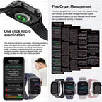 Smart Watch for Men Uric Acid and Body Fat Monitoring