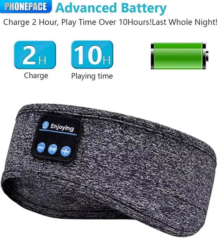 Sports Headband Bluetooth Earphones with Noise-Cancellation