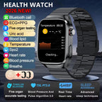 Smart Watch for Men Uric Acid and Body Fat Monitoring