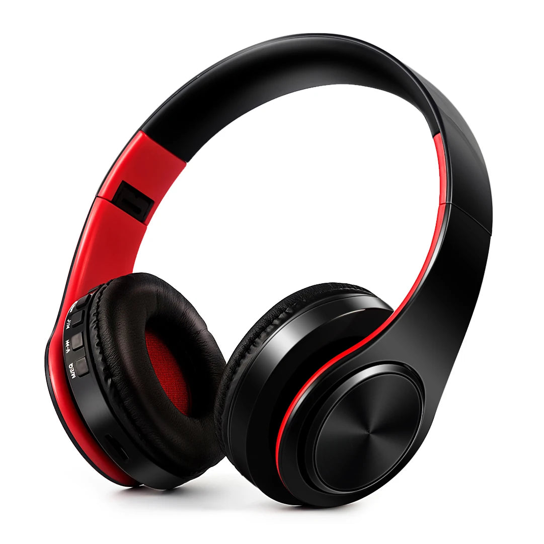 Gold Wireless Headphones Bluetooth Earphone Stereo Headset