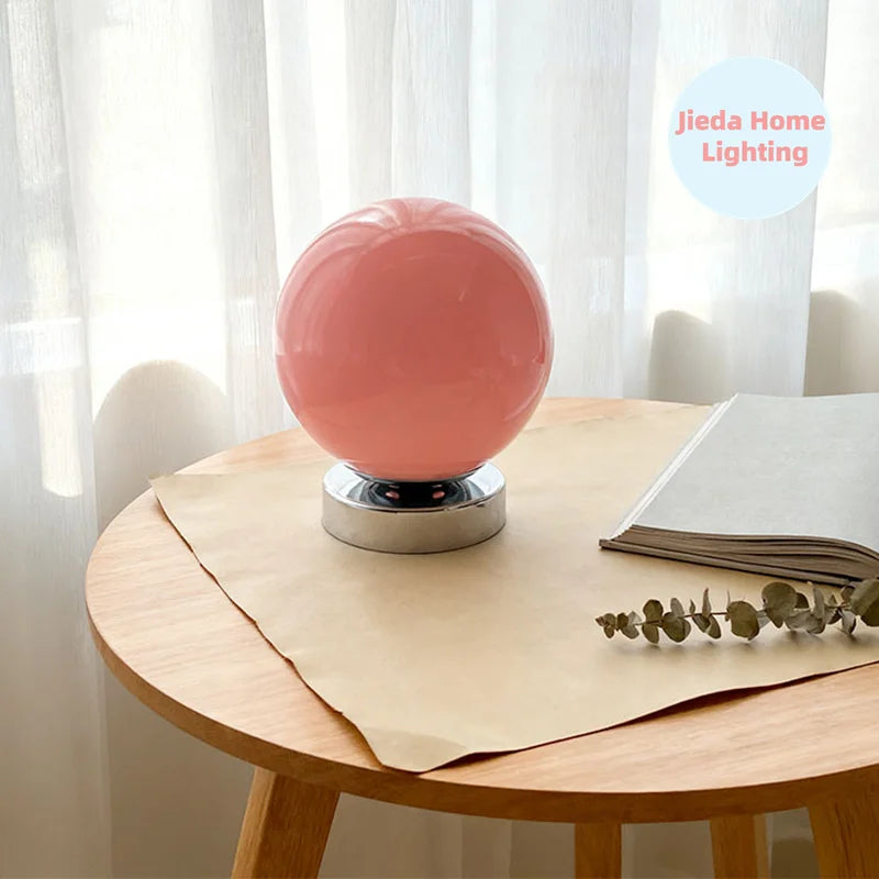 Murano Glass Table Lamp USB Powered Vintage Glass Lighting