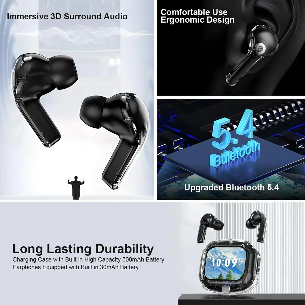 Bluetooth Headphones Real Time Translation WJOY