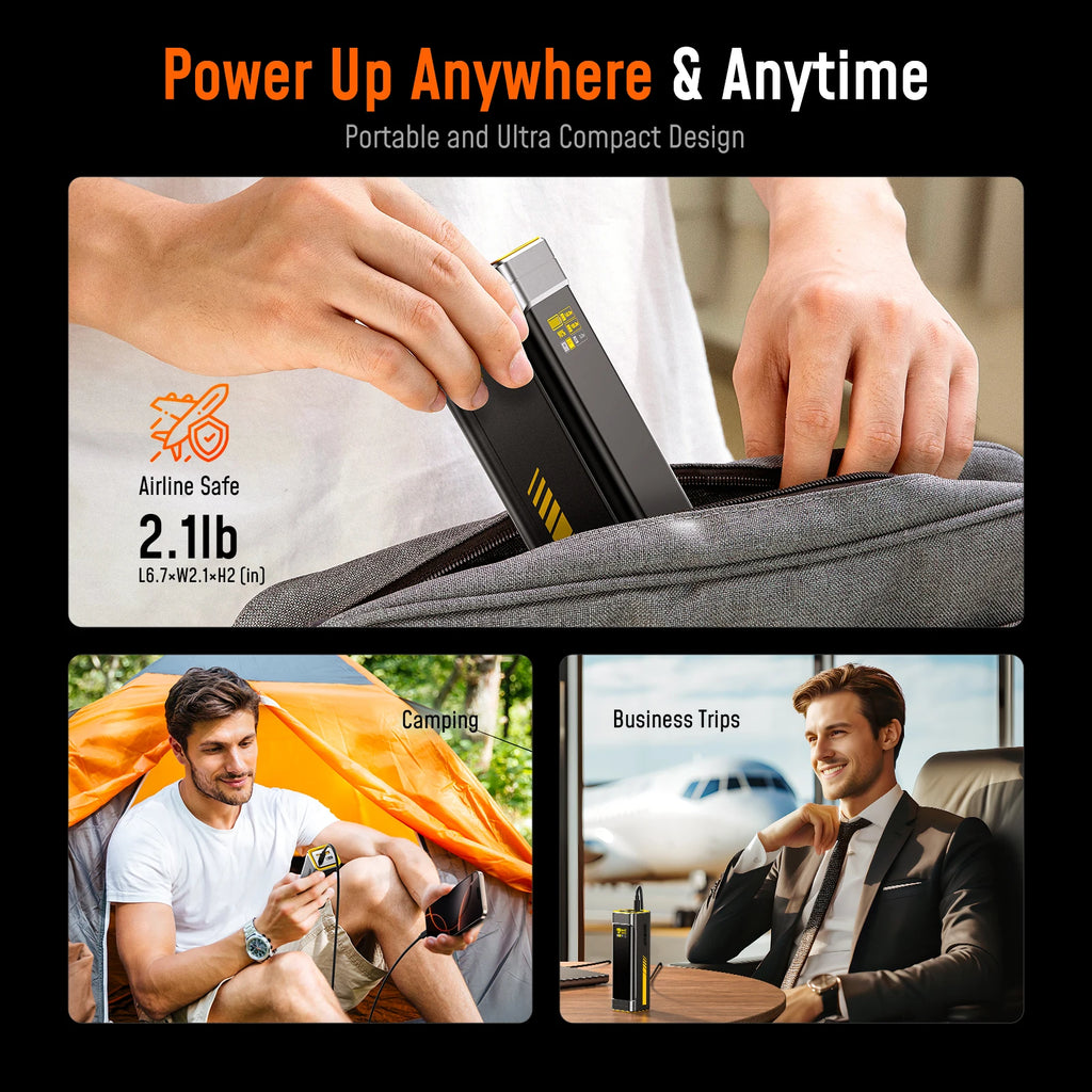 240W AOHI The Future Starship 27600mAh Power Bank Dark Gray