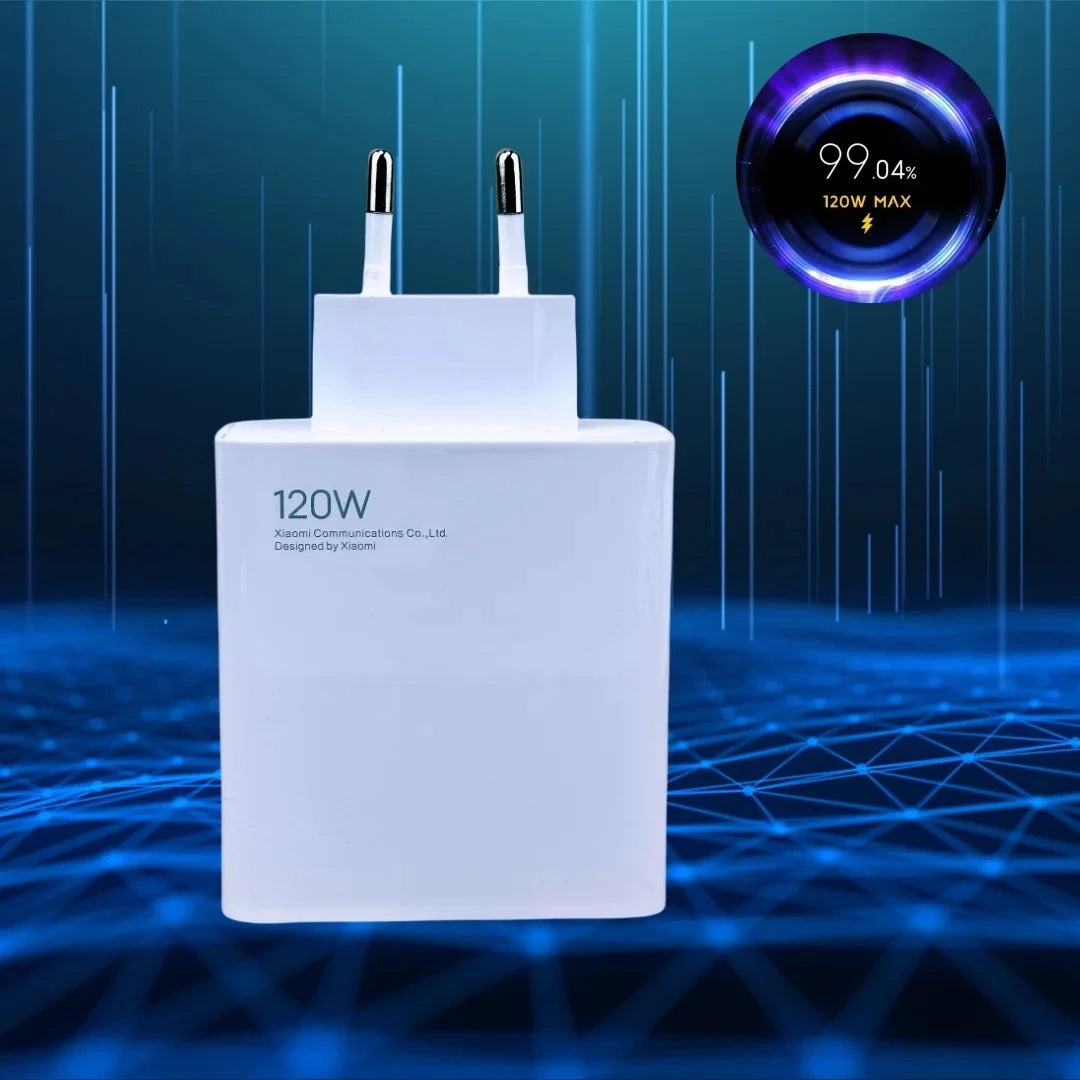 Xiaomi 120W Turbo Fast Charger Adapter for Redmi Note 11 12 13