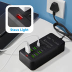 USB Charger Power Adapter with 1.2m Extension Cord