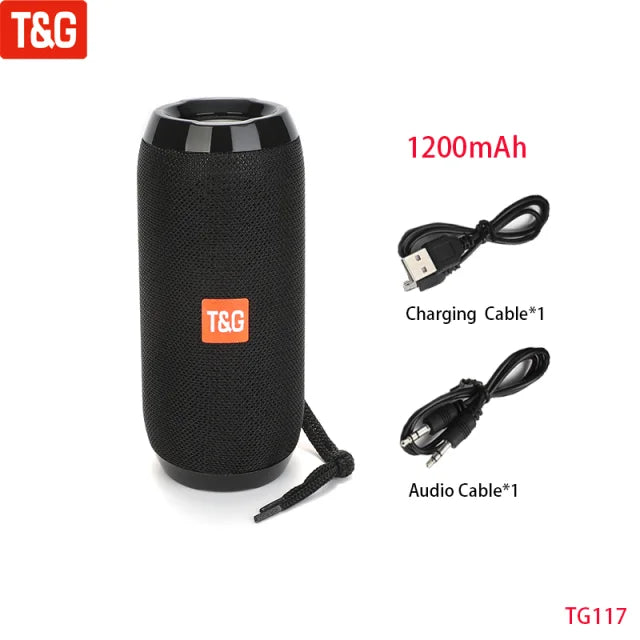 Bluetooth Portable Speaker T&G TG117