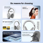 Bluetooth Headphones Over Ear HiFi Stereo Wireless Headset