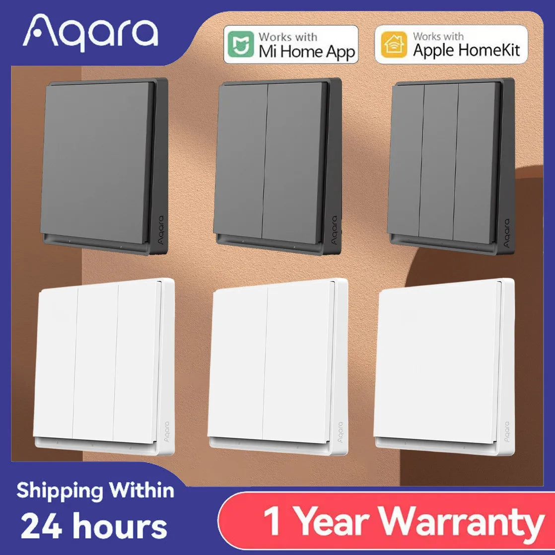 Aqara Smart Wall Switch E1 ZigBee Remote Control Light Switch