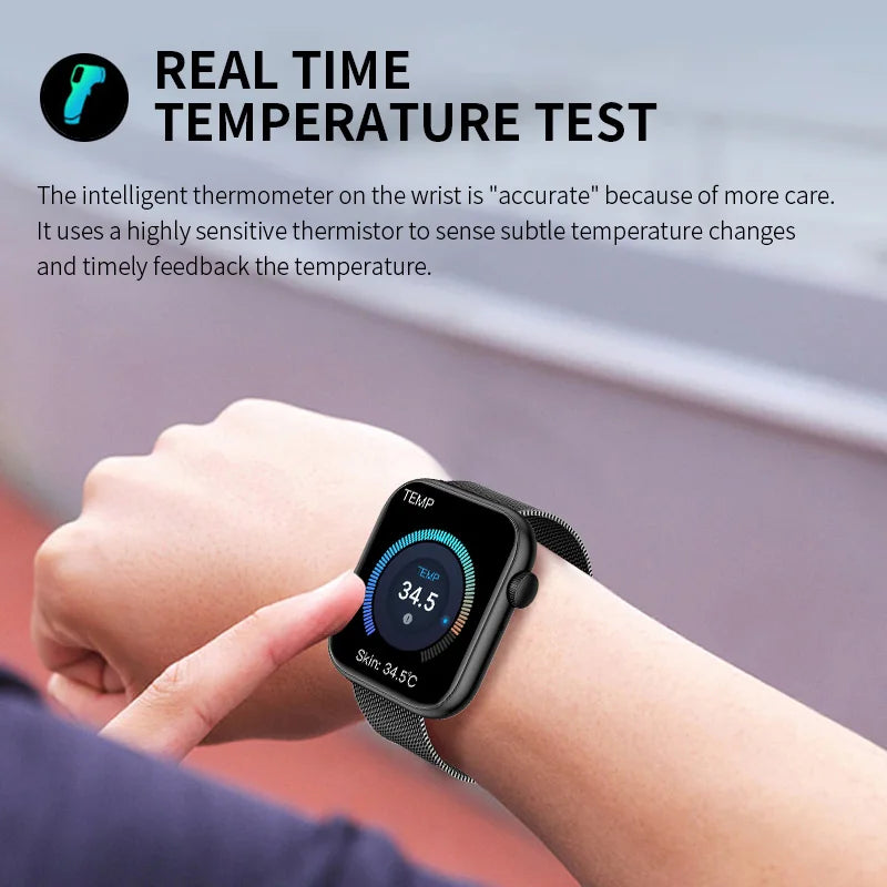 LIGE Smart Watch 1.85 Inch Bluetooth Call Sports Bracelet