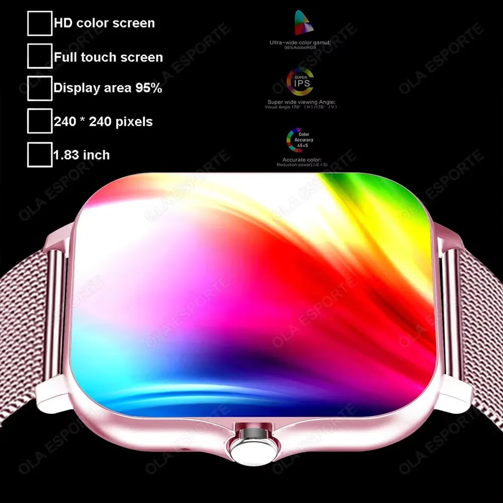 Smart Watch Bluetooth Fitness Tracker for Men and Women