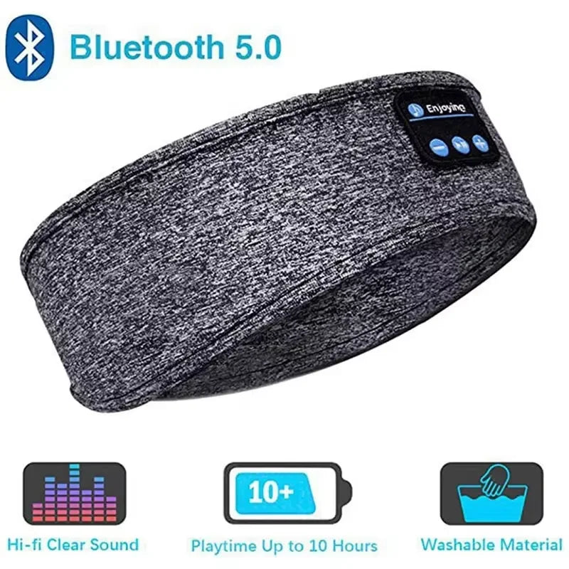 Sports Headband Bluetooth Earphones with Noise-Cancellation